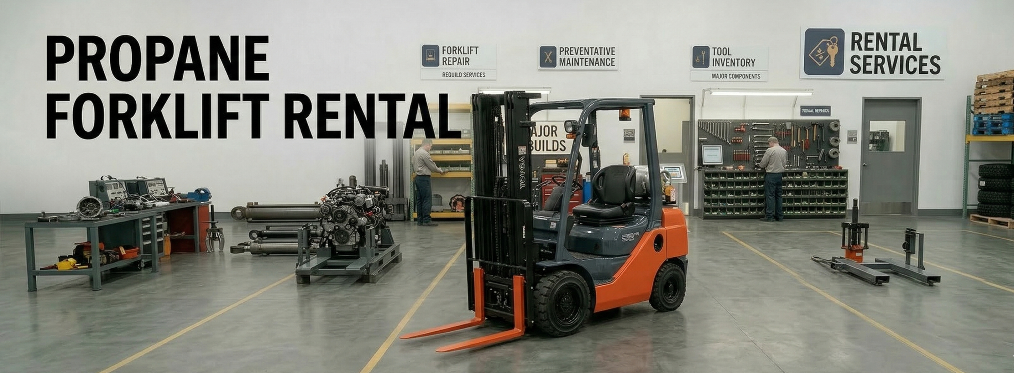 Propane Forklift Rental